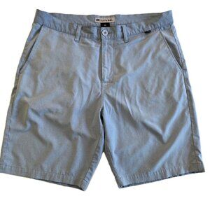 Travis Mathew Shorts Mens US 36 Heathered Blue Golf Ripstop Stretch Lightweight